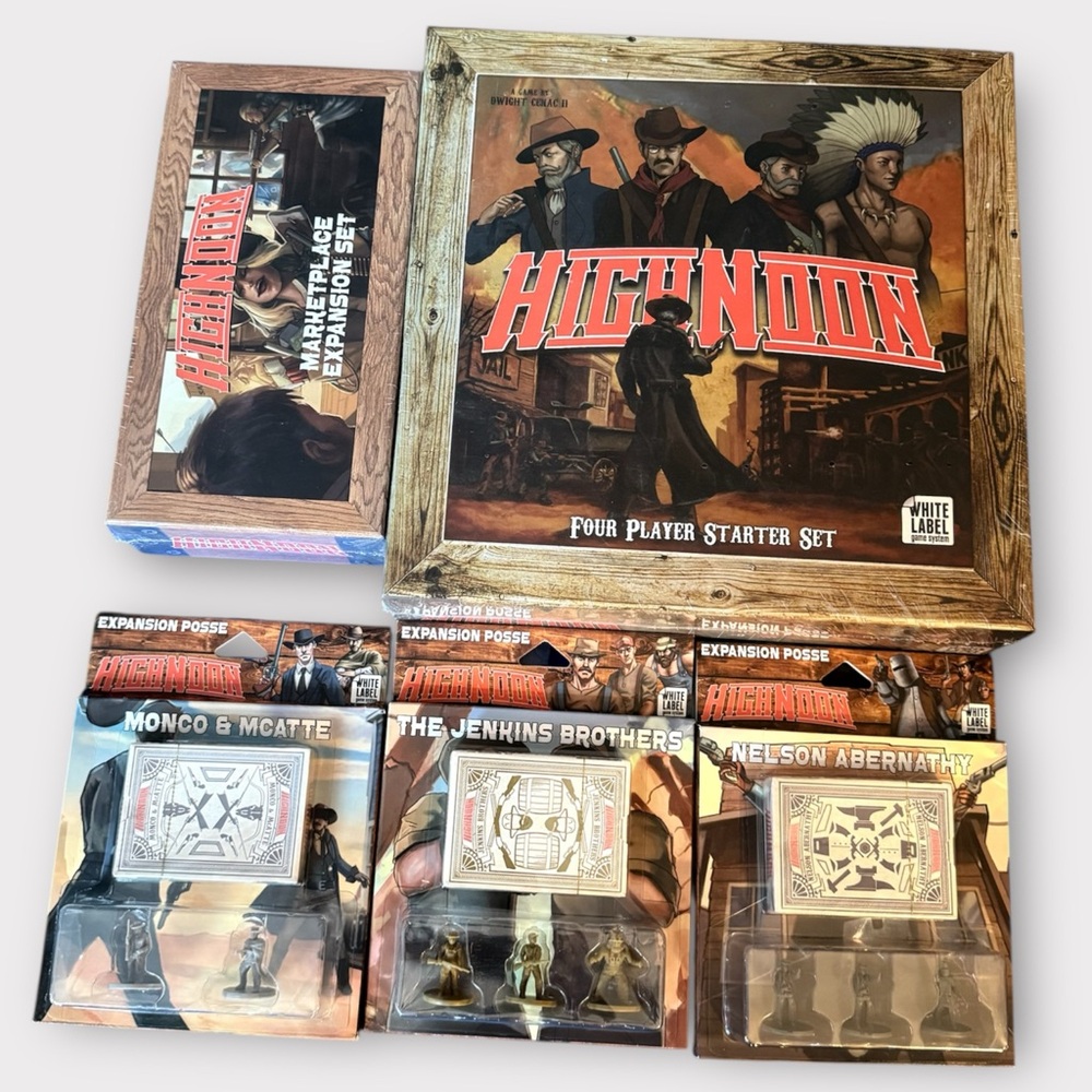 NEW High Noon Board Game Lot
